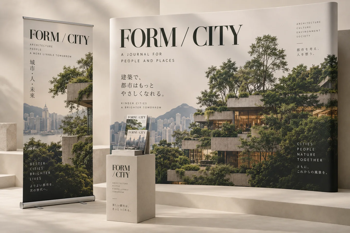 同一視覺，如何放大到展場？：成品設計情境示例