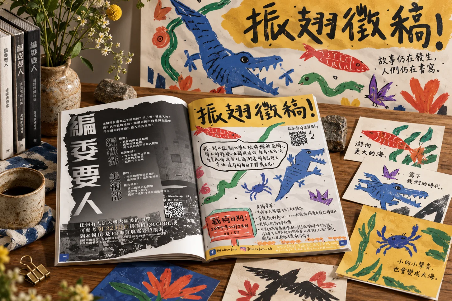 把插畫放進真實應用看：成品設計情境示例