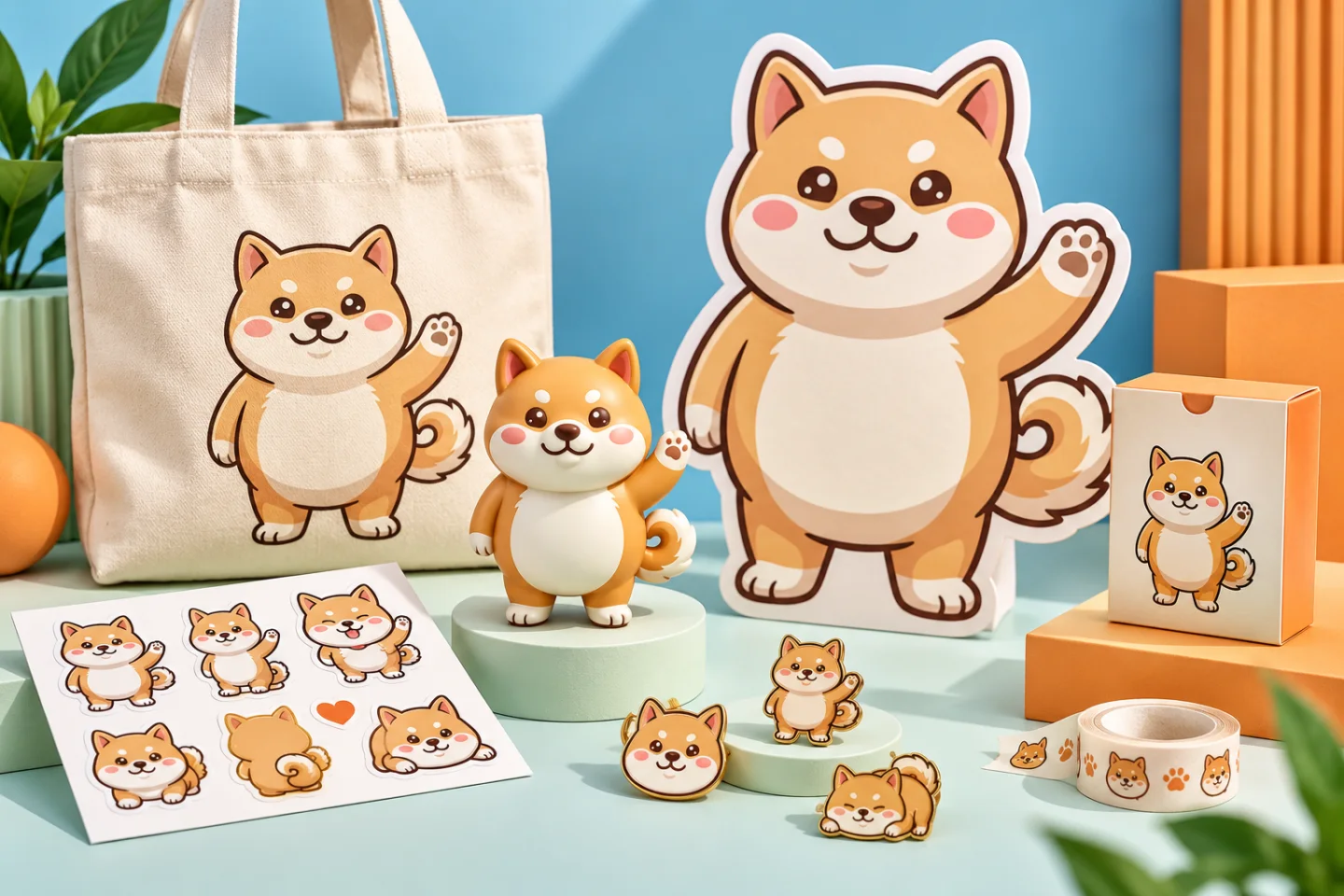 吉祥物 — creative mockup